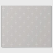 Sparkle Sparkle Little Star Silver Grau Starlight Geschenkpapier (Flach)