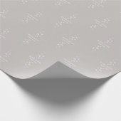 Sparkle Sparkle Little Star Silver Grau Starlight Geschenkpapier (Ecke)
