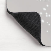 Sparkle Sparkle Little Star Silver Grau Starlight Mousepad (Ecke)