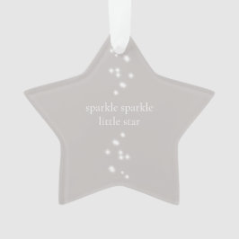 Sparkle Sparkle Little Star Silver Grau Starlight Ornament