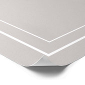 Sparkle Sparkle Little Star Silver Grau Starlight Poster (Ecke)