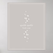 Sparkle Sparkle Little Star Silver Grau Starlight Poster (Vorne)