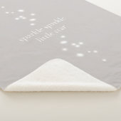 Sparkle Sparkle Little Star Silver Grau Starlight Sherpadecke (3/4)