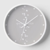 Sparkle Sparkle Little Star Silver Grau Starlight Uhr (Vorderseite)
