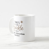 Sparkle Special Bildung Teacher Kaffeetasse (Vorderseite Links)