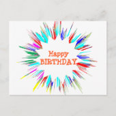 Sparkle Splash n Change Schriftart / Ihr eigener T Postkarte (Vorderseite)