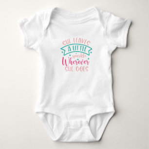 Sparkle Sprichwort Girl Baby Strampler