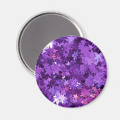 Sparkle Stars Magnet (Vorderseite/Rückseite)