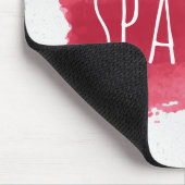 SPARKLE Text auf der roten, farbigen Maus-Pad Mousepad (Ecke)