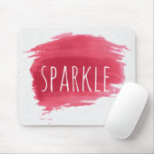 SPARKLE Text auf der roten, farbigen Maus-Pad Mousepad (Mit Mouse)