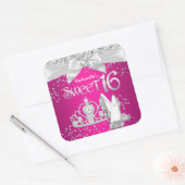Sparkle Tiara Heelses Sweet 16 Sticker (Umschlag)