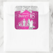 Sparkle Tiara Heelses Sweet 16 Sticker (Tasche)