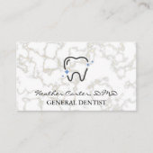 Sparkle Tooth | Marmor Visitenkarte (Vorderseite)