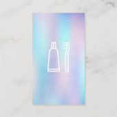 Sparkle Tooth | Zahnmedizin | Farbschimmer Visitenkarte (Rückseite)