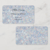 SPARKLE UND SCHEIN MIT UNSEREM OPAL THEMA VISITENKARTE (Vorne/Hinten)
