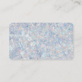 SPARKLE UND SCHEIN MIT UNSEREM OPAL THEMA VISITENKARTE (Rückseite)