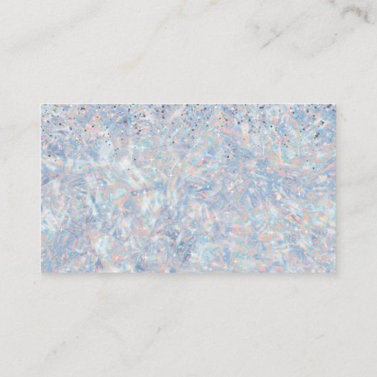 SPARKLE UND SCHEIN MIT UNSEREM OPAL THEMA VISITENKARTE (Rückseite)