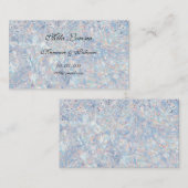 SPARKLE UND SCHEIN MIT UNSEREM OPAL THEMA VISITENKARTE (Vorne/Hinten)