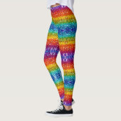 Sparkle und Shine mit Rainbow-Sequin-Glitzer Leggings (Links)