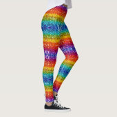 Sparkle und Shine mit Rainbow-Sequin-Glitzer Leggings (Rechts)