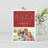 Sparkle und Shine Weihnachtskarte Feiertagskarte (Stehend Vorderseite)