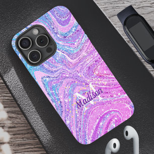 Sparkle unicorn Regenbogen gürtelig Marmor Kunst C iPhone 16 Pro Hülle