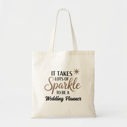 Sparkle Wedding Planner Tragetasche (Vorne)
