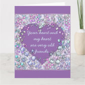 Sparkle wertvolle Edelsteine Karte (Vorderseite)