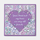 Sparkle wertvolle Edelsteine Magnet (Vorne)