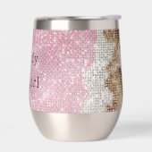 Sparkle Western Rosa Creme Gold Cowgirl Cowhide (Links)