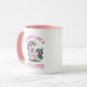 Sparkle wie ein Einhorn Tasse (Vorderseite Links)