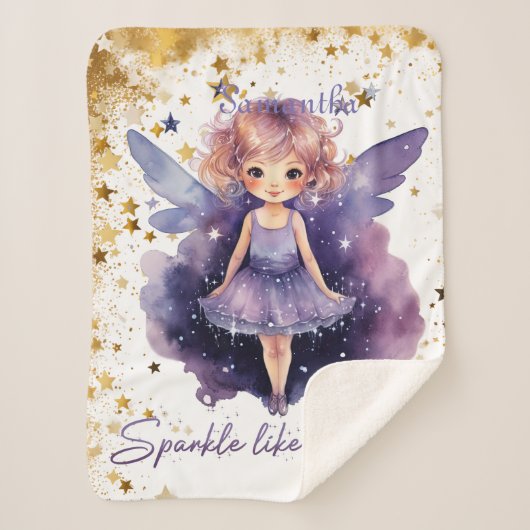 Sparkle wie eine FAIRE Sherpadecke (Vorderseite)