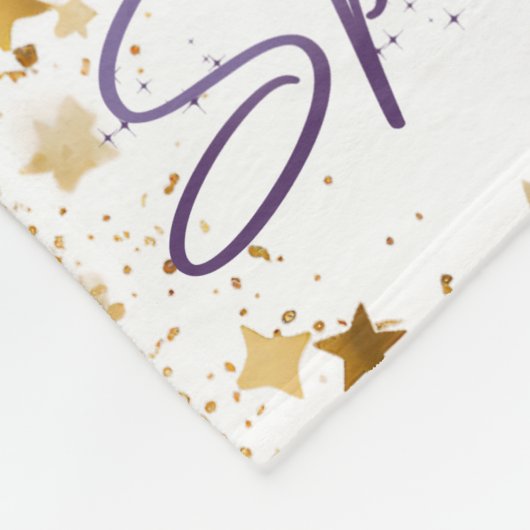 Sparkle wie eine Fee Fleecedecke (Ecke)