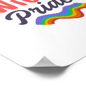 Sparkle with Pride - Bold Pride Rainbow  Poster  (Ecke)