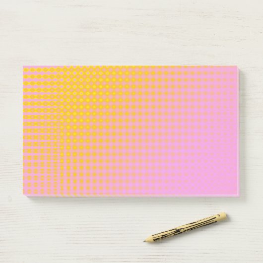 Sparkle yellow and pink post-it notes klebezettel (Auf Schreibtisch)