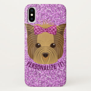 Sparkle Yorkie Yorkshire Terrier Welpe Hund Glitze Case-Mate iPhone Hülle