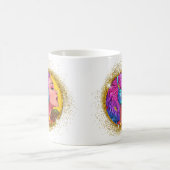 Sparkled Gold Singing Girl Geschenk Kaffee Tasse 1 (Mittel)