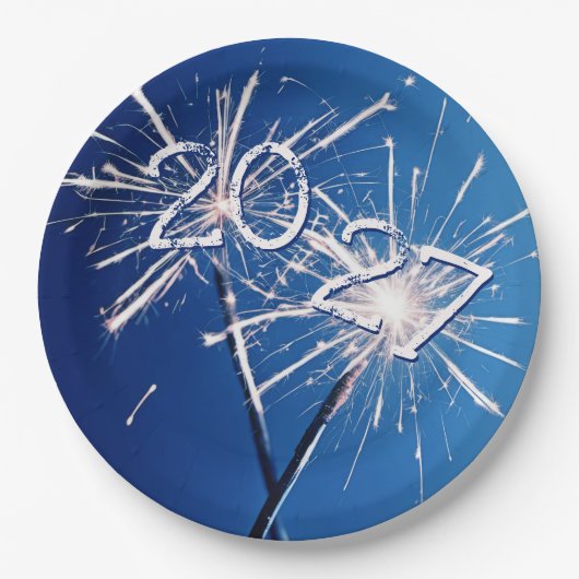 Sparkler 2026 pappteller (Vorderseite)