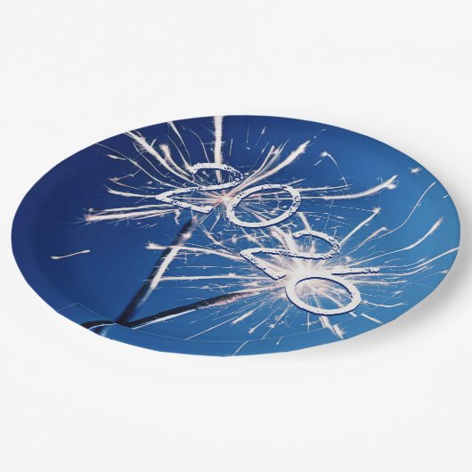 Sparkler 2026 pappteller (Schrägansicht)