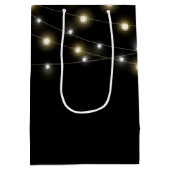 Sparkler im 70. Geburtstag Bierglas Mittlere Geschenktüte (Rückseite)