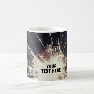 Sparkler Night Firework Tasse - Spark Coffee Cup