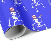 Sparkler Skeleton Geschenkpapier (Rolleneckpunkt)