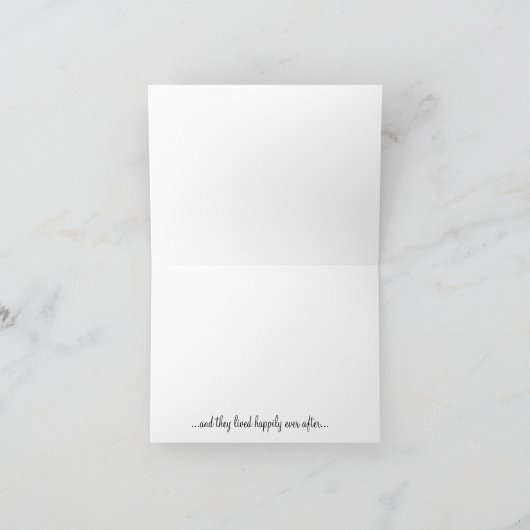 Sparkler Wedding Danke-Card lila Dankeskarte (Innenseite)