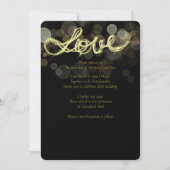 Sparkler Writing Liebe Wedding Einladungen (Vorderseite)
