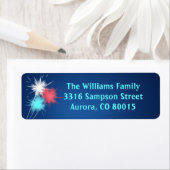 Sparklers 4. Juli GRILLEN Party Address Labels (Insitu)