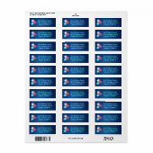 Sparklers 4. Juli GRILLEN Party Address Labels (Vorne)