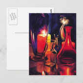 "Sparklers" Art Glass Postkarte (Vorne/Hinten)