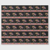 Sparklers With American Flag Geschenkpapier (Flach)