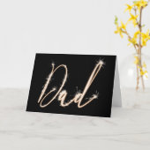 Sparklertext für Vater Karte (Gelbe Blume)