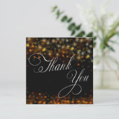 Sparkles and Stars colorful Dankeskarte (Stehend Vorderseite)